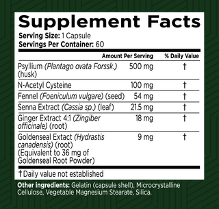 CUC supplement facts

