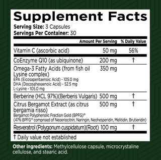 MHM supplement facts
